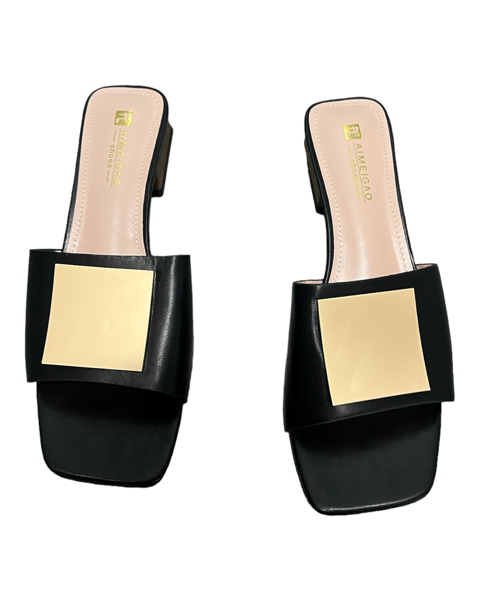 BLACK & GOLDEN AIMEIGAO SHOES