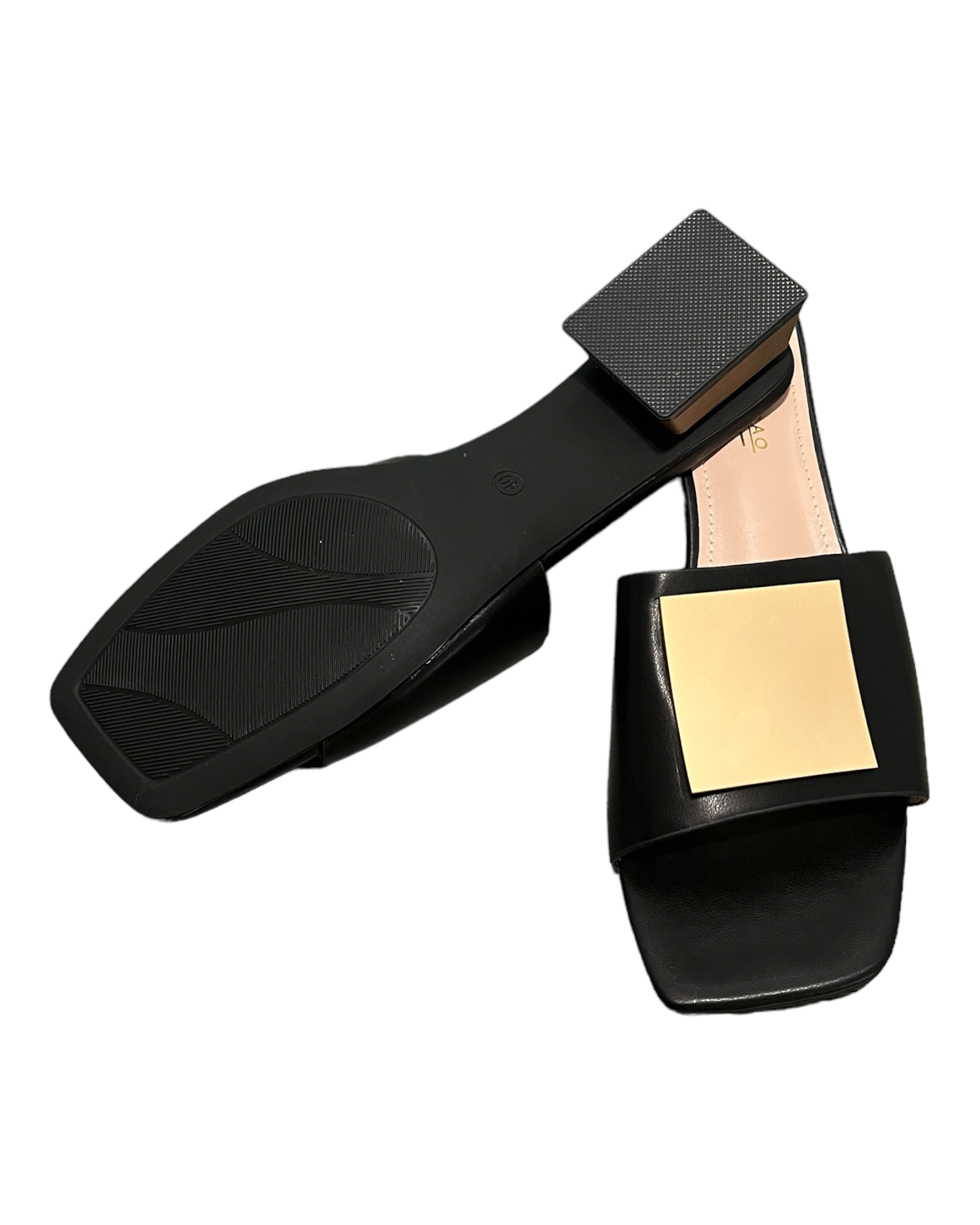 BLACK & GOLDEN AIMEIGAO SHOES