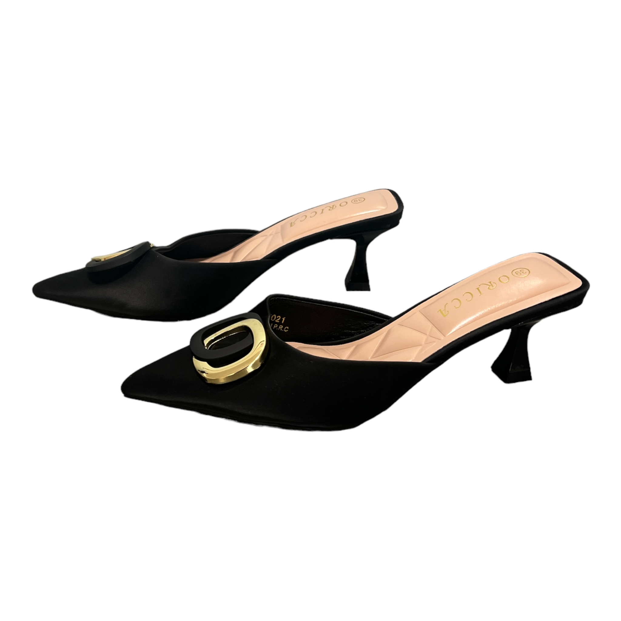 Black ORICCA FASHION LADY SHOES