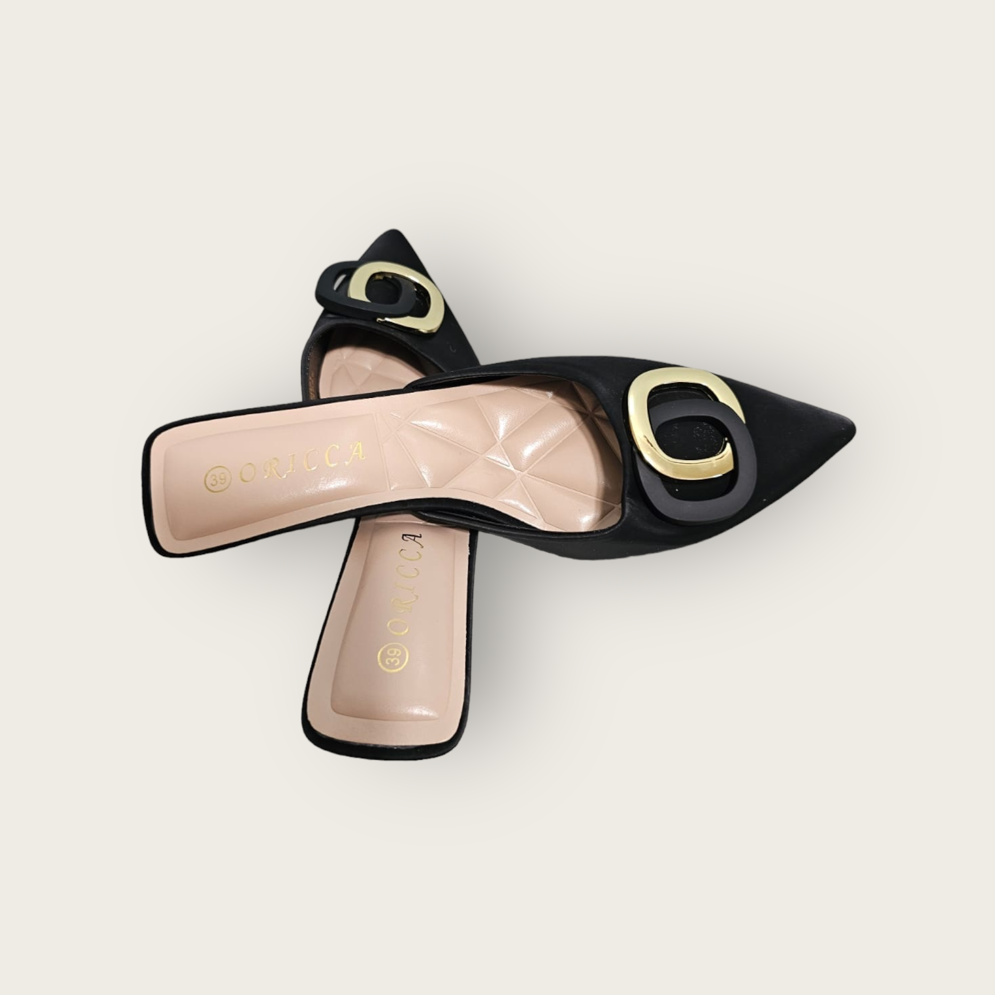 BLACK, ORICCA LADY SHOES