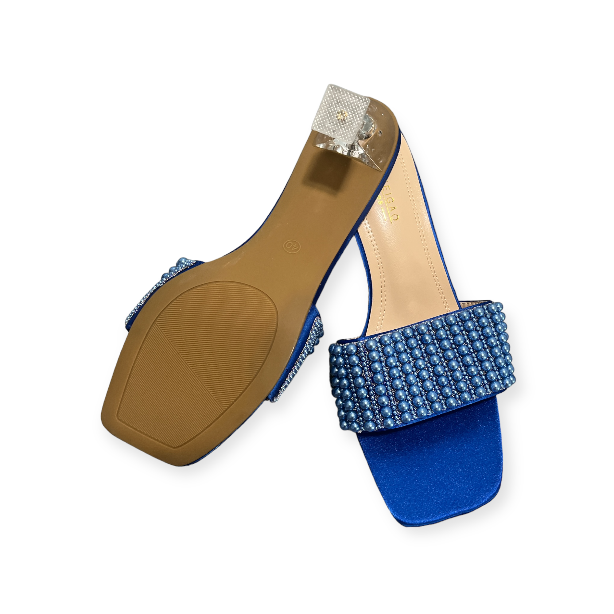 Blue AIMEIGAO LADY SHOES